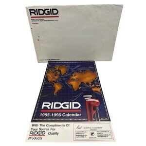 1995-1996 Ridgid Swimsuit Calendar Pin-Up Girls Compliments of Raub Supply Co PA